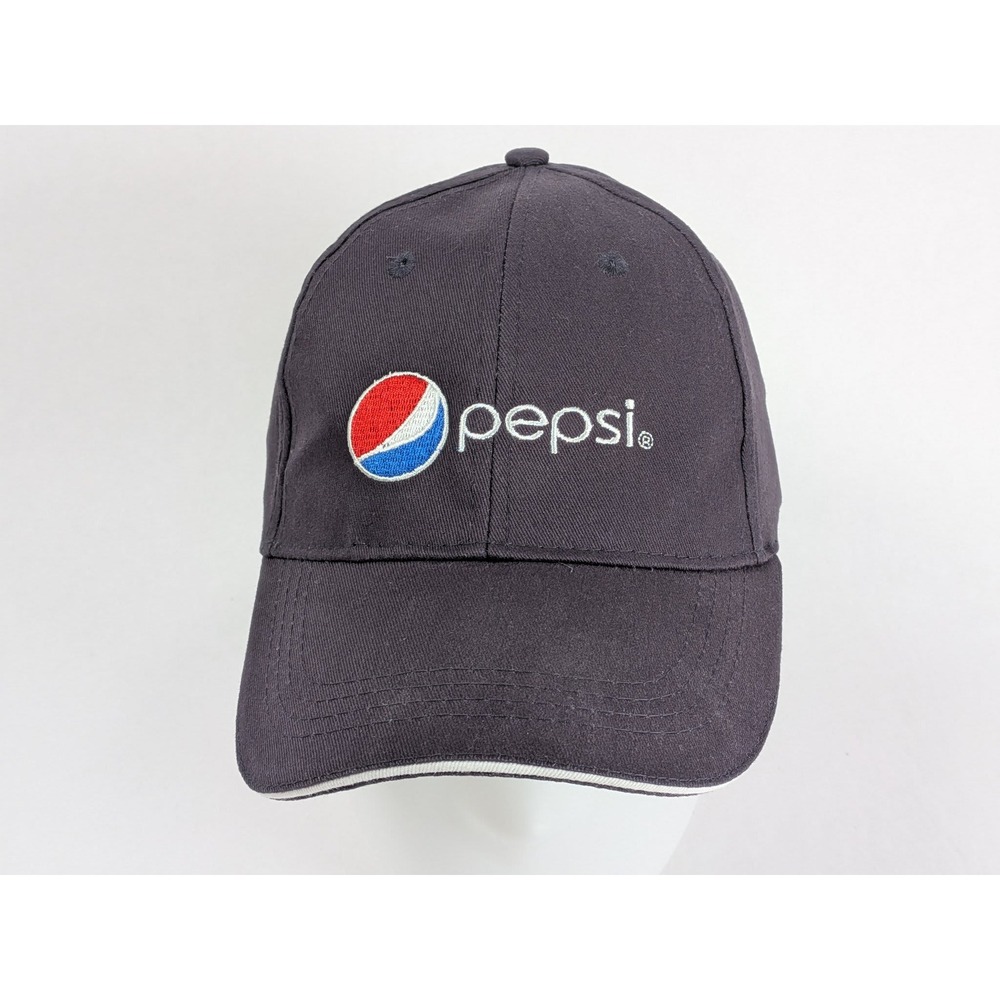 Sodagear Pepsi Baseball Cap Black Cotton Embroidered Logo Hat One Size OSFM